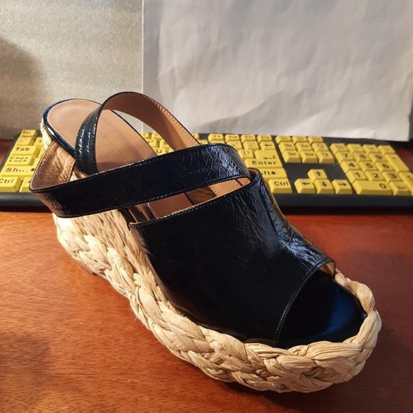 NEW ! Paloma Barcelo Atuel Lory Platform Wedge Made In...